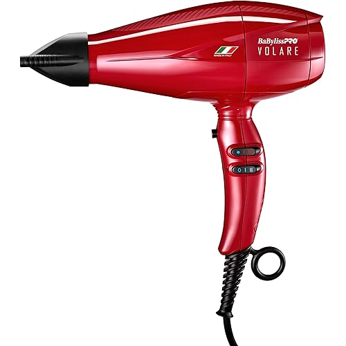 BaBylissPRO Nano Titanium Italian Volare Hair Dryer - Professional 2000 Watt Blow Dryer