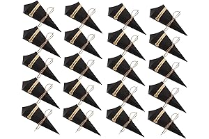 50 Pack Premium Kraft Paper Cones for All Occasions