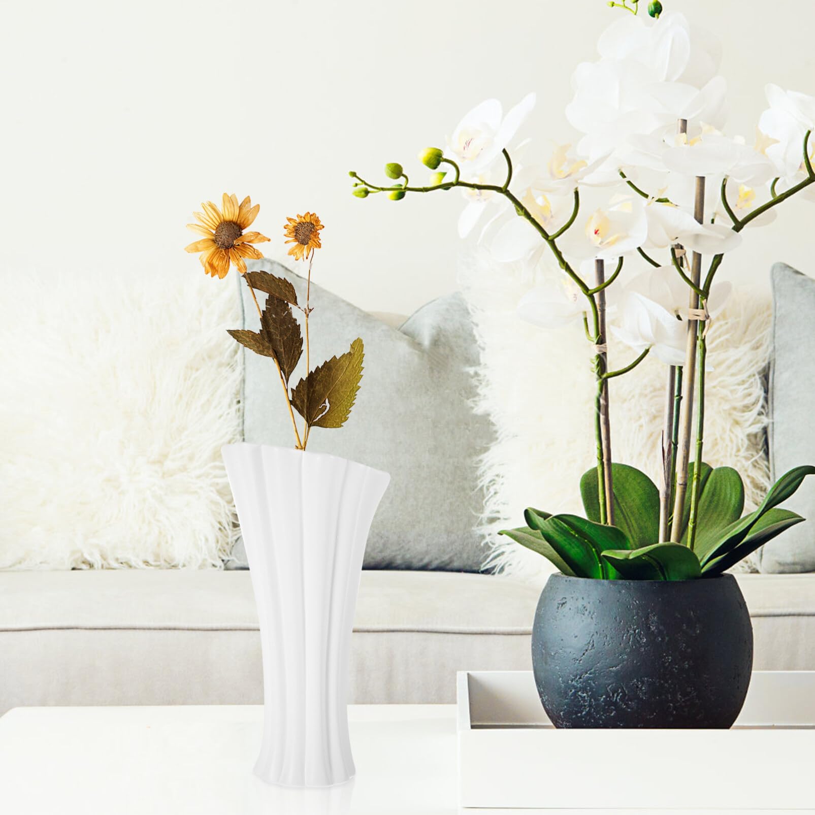 Home Garden Hanging Decor Set Of Four Glass Rooter Hanging Vases ...