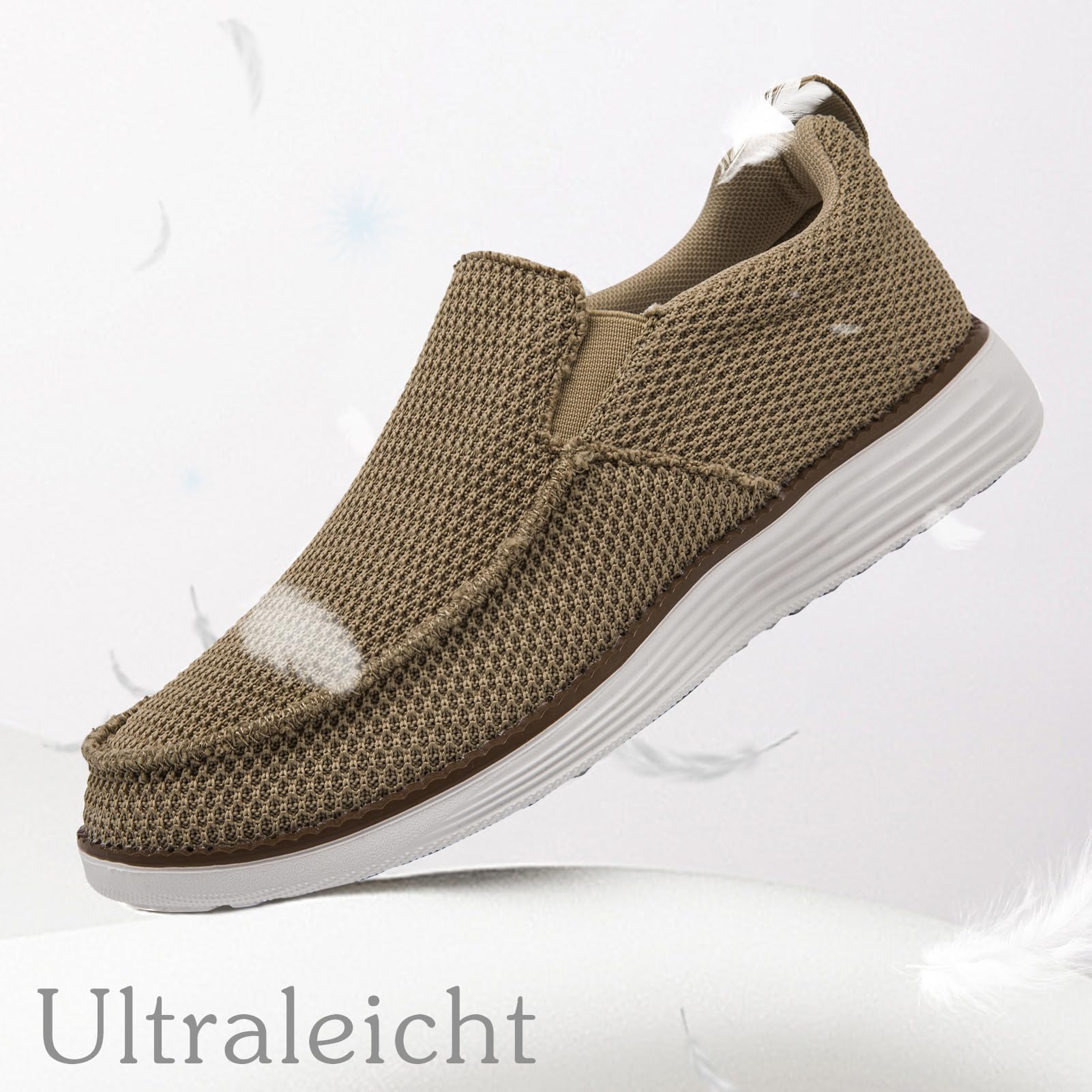 Herren Loafer Slip On Sneakers Slipper Schuhe Laufschuhe Mokassins Turnschuhe Sportschuhe Bequeme und Atmungsaktive Tennisschuhe