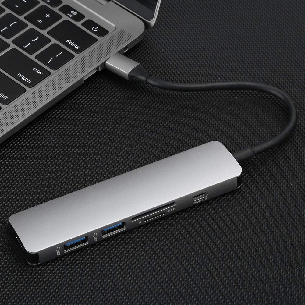 Aramox USB C Hub 6-in-1, 4K PD3.0