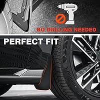 Vista 11 de Muslogy for 2024 2025 Kona Mud Flaps Splash Guards Front & Rear 4Pcs Fender Flaps No Drilling Required Compatible with Hyundai Kona 2024