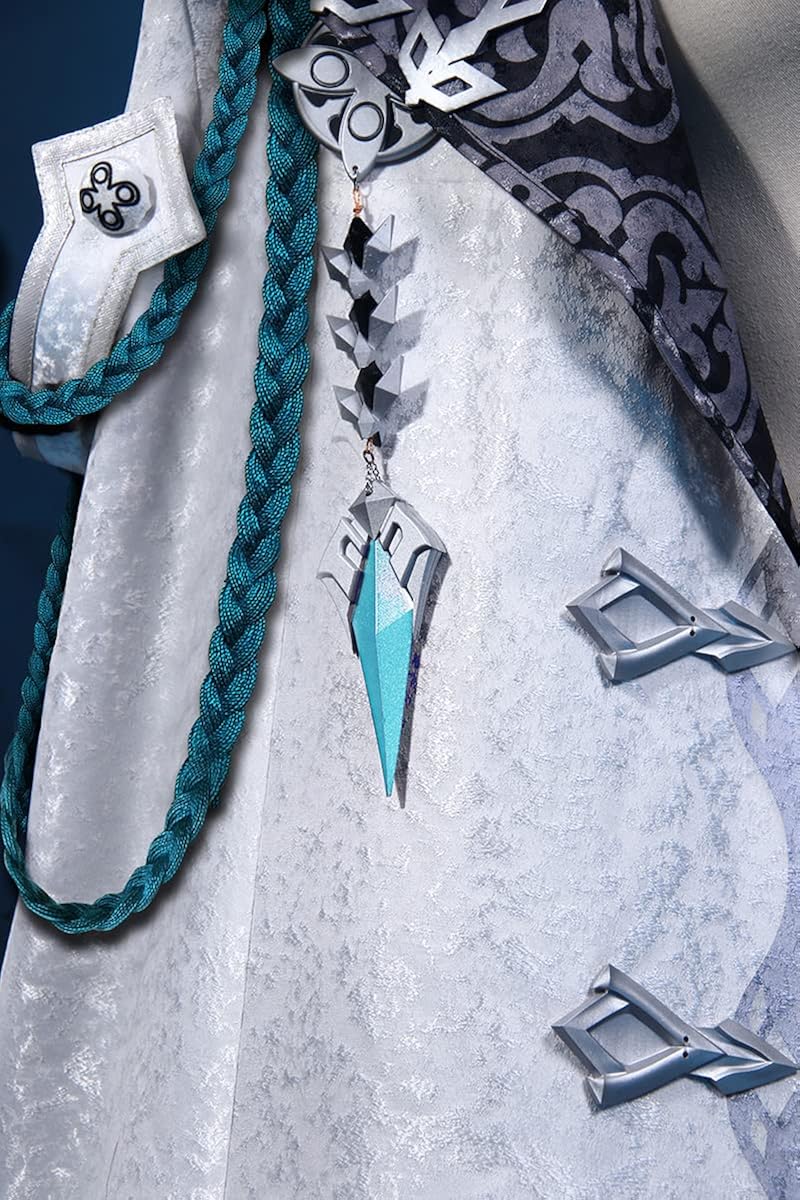 Miniatura 6 de Cosfun Genshin Impact Cosplay Fatui Harbinger Capa The Doctor Dottore Disfraz Jacquard Satin Ver.