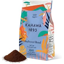 Kahawa 1893 Mindboost Ground Coffee Medium Dark Roast 12 Oz