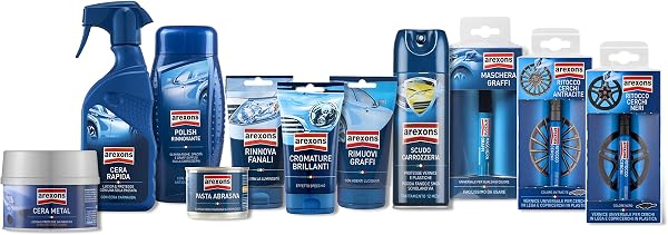 Arexons Pasta rimuovi graffi, auto carrozzeria, Speciali microparticelle per attenuare anche i graffi profondi, Delicato sulla carrozzeria, Con agenti lucidanti, 150 gr - 5