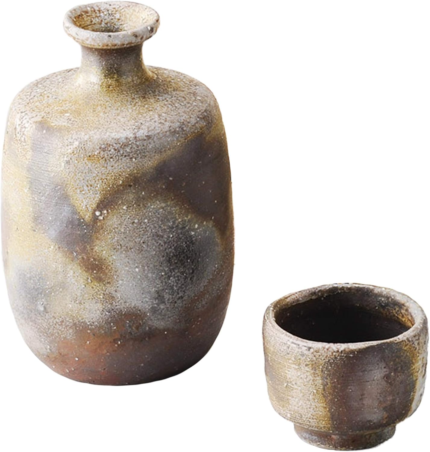 pottery kiln pier kiri ware sake bowl set