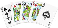 Vista 5 de Copag 1546 Design - Juego de cartas 100% de plástico, tamaño de póquer (estándar) negrodorado (índice regular, 6 juegos)