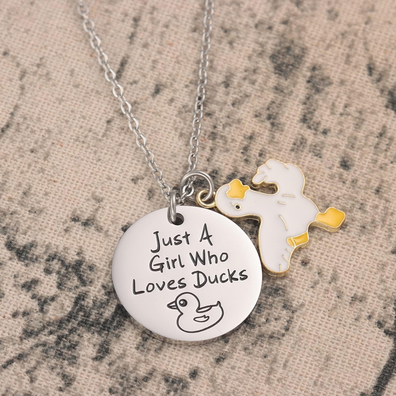Duck Gift For Women Necklace Teens Funny Ducks Charm Themed Things Duck Necklace - Image 6