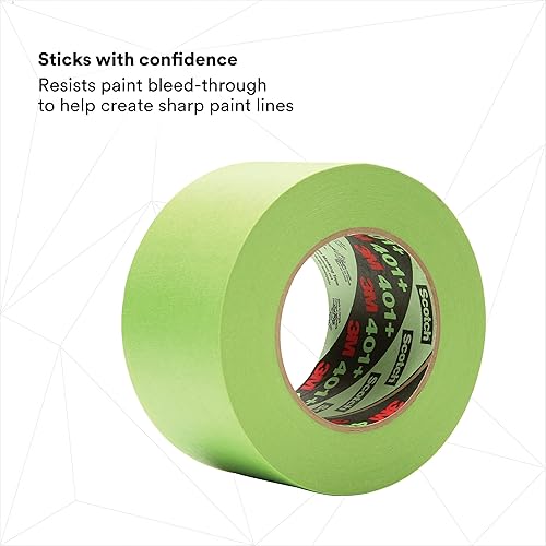 Miniatura 5 de 3M  Cinta de enmascarar 401+, color verde, varios tamaños, Verde, 8