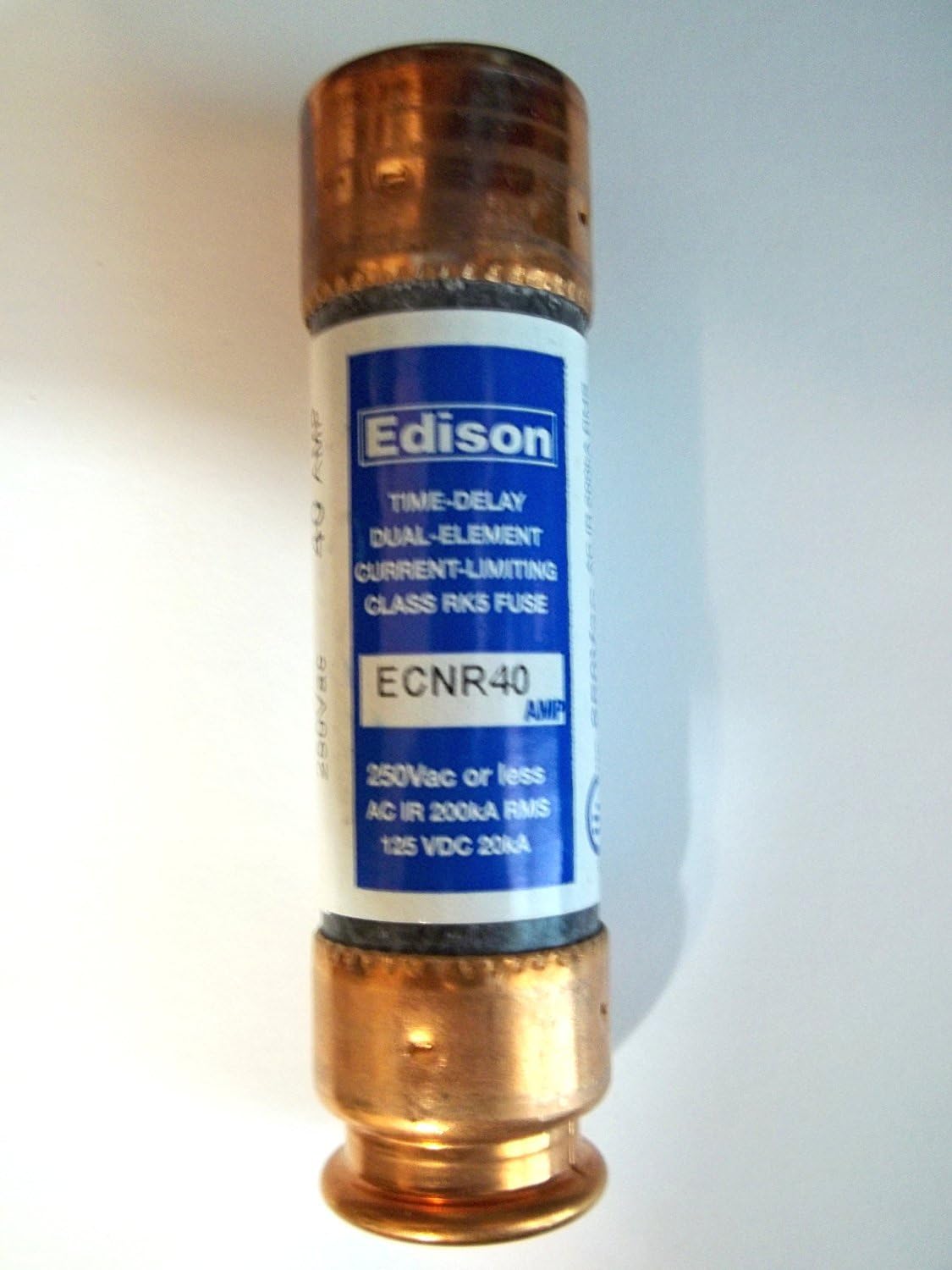 Eaton Bussmann Cooper Bussmann ECNR40 Dual Element Cartridge Fuse 40