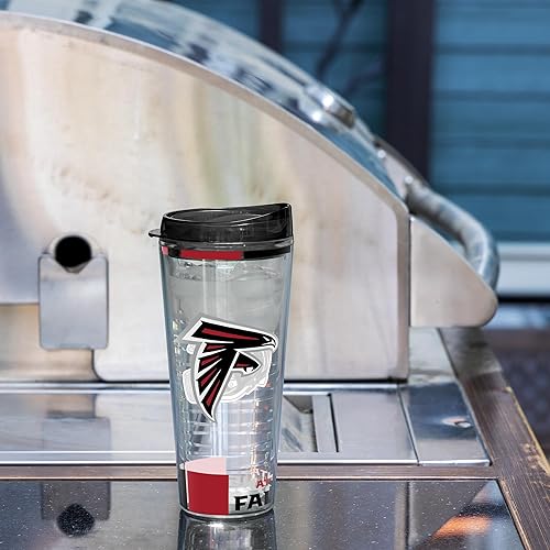 Miniatura 296 de Rico Industries NFL - Vaso clásico de fútbol americano de doble pared, 16 oz o 20 onzas, tapa W