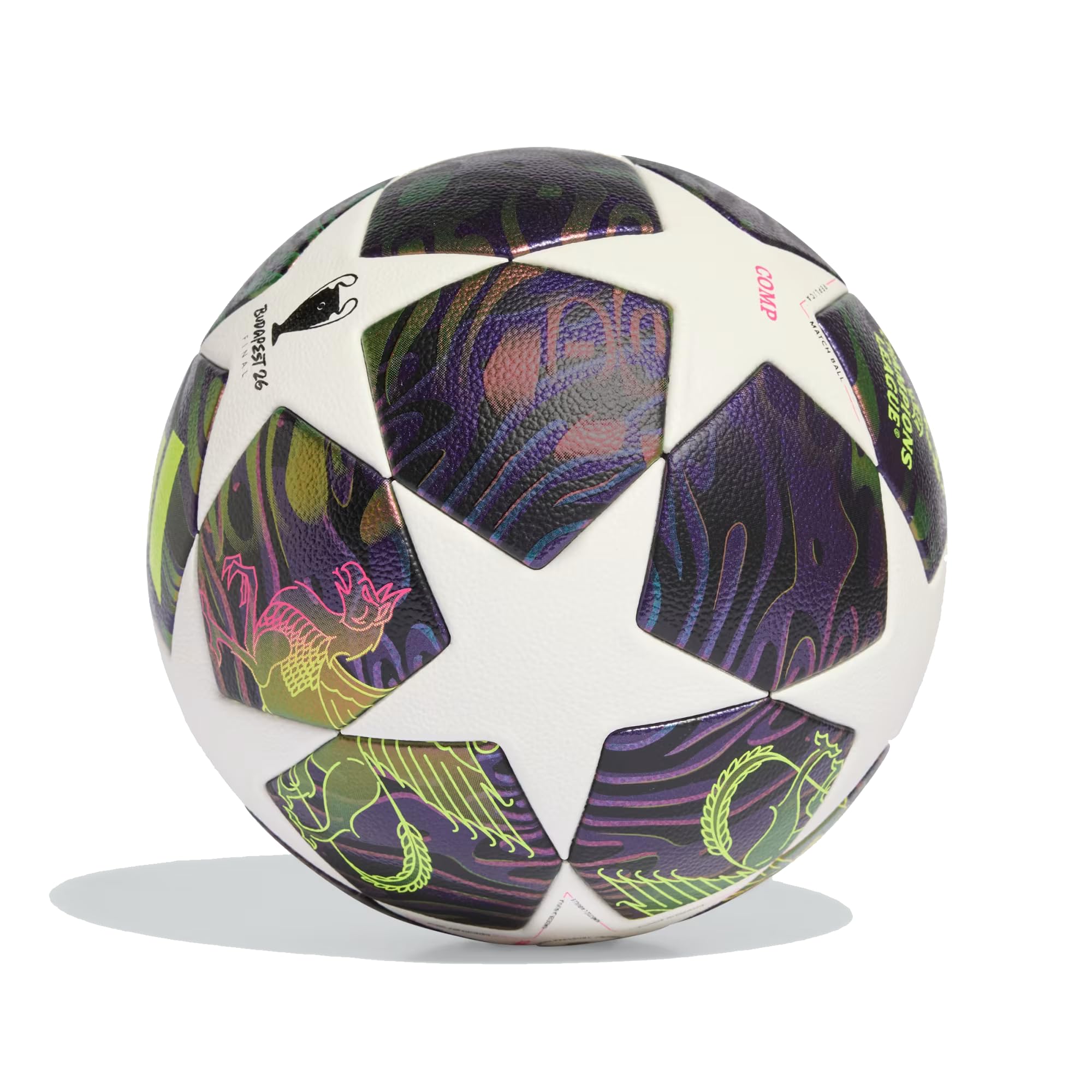 adidas UEFA Champions League Final Competition Ball Textured Surface for Flight Stability & Precision FIFA Quality Pro Rated product thumbnail 3