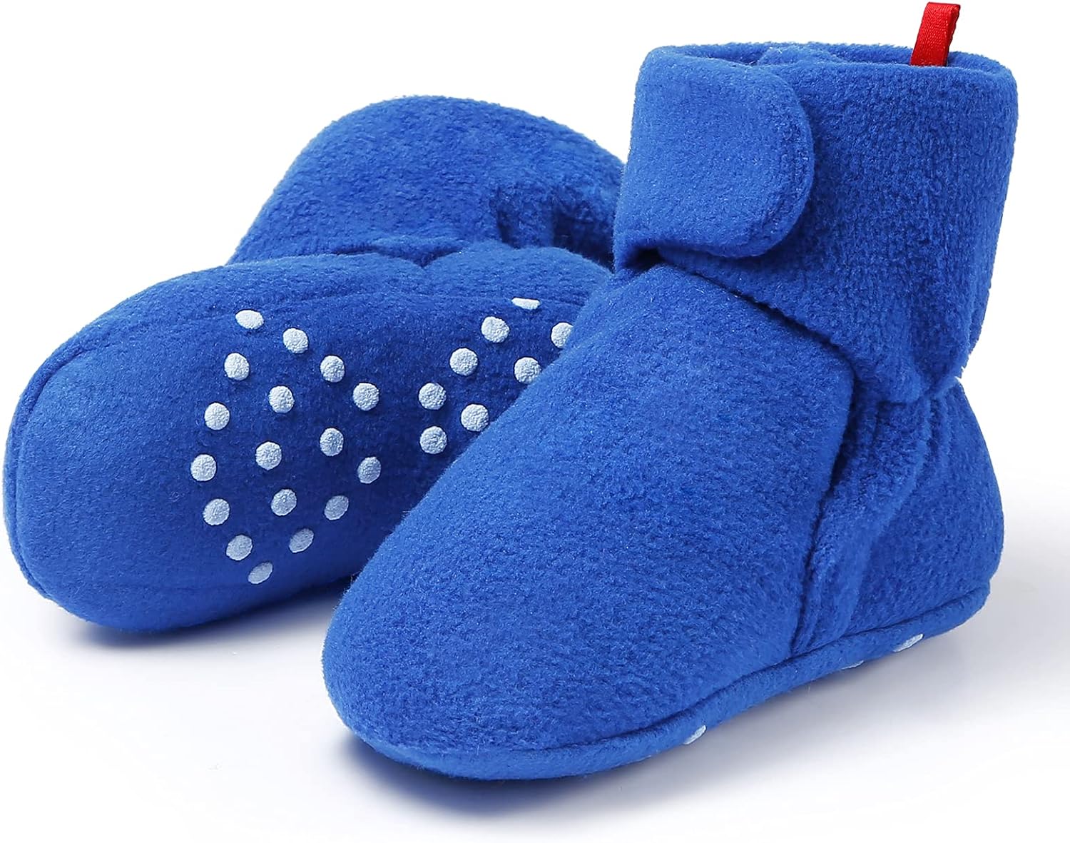 newborn fleece booties