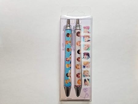 Amazon 韓国 K Pop Bts 防弾少年団 ボールペン シャープペン 2本セット アイドル 芸能人グッズ 通販