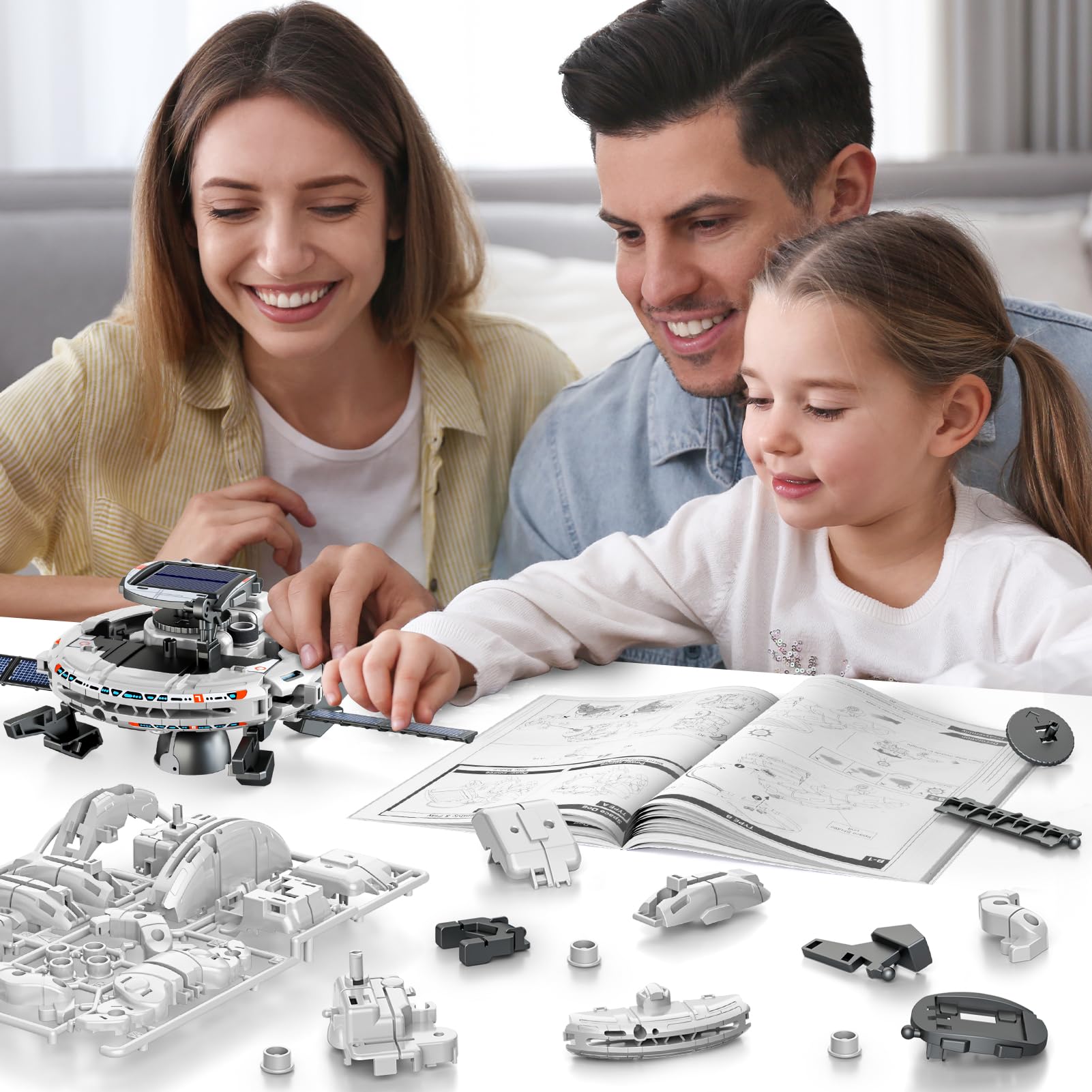 STEM Projects for Kids Ages 8-12, Science Kits, Solar Space Toys Gifts for 8 9 10 11 12 Year Old Teen Boys Girls, 120Pcs STEM Building Robots Toys for Teenage Ages 8 9 10 11 12