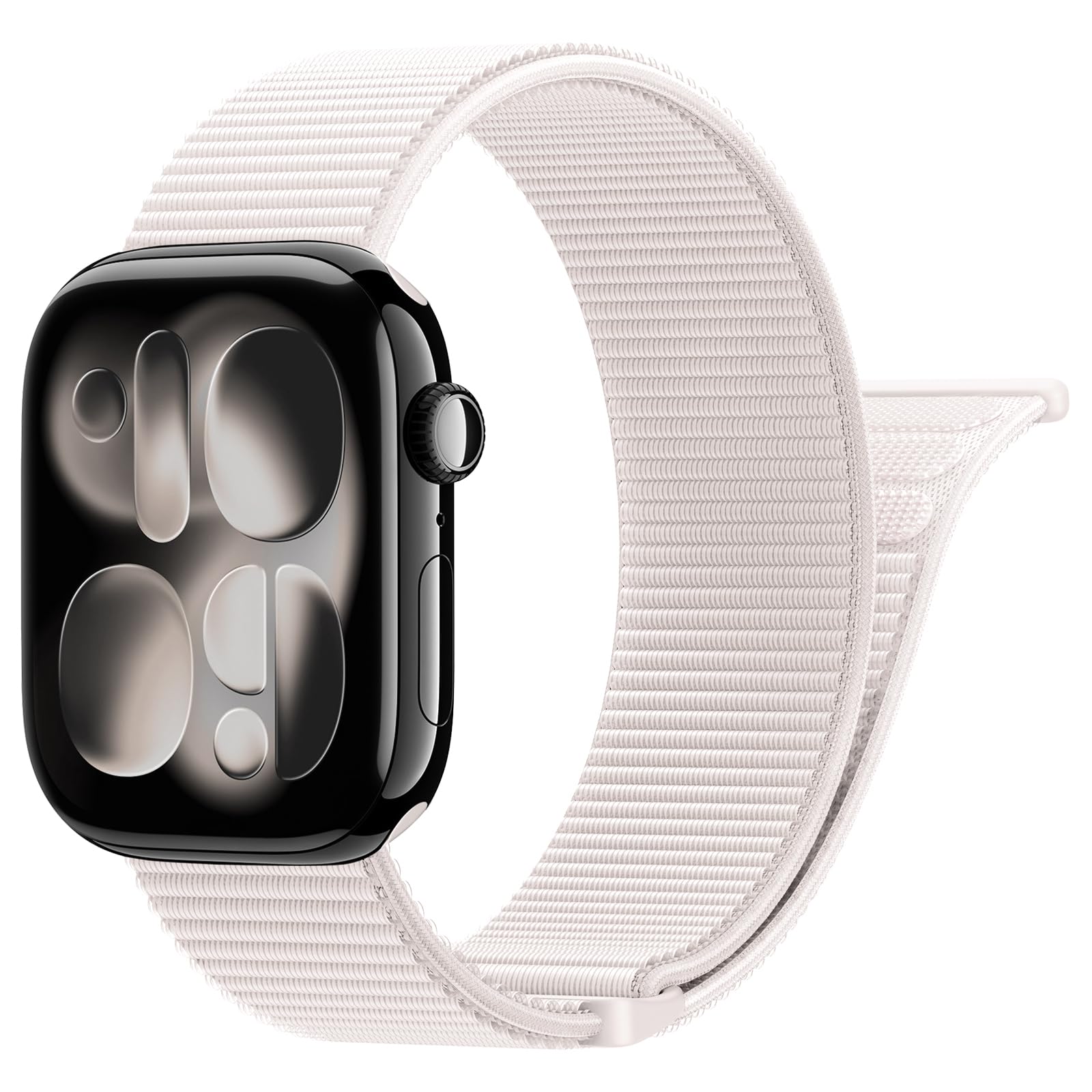 Yoohoo Nylon Armband Kompatibel mit Apple Watch Armband 40mm 41mm 42mm 38mm 46mm 44mm 45mm 49mm, Verstellbare Sport Armband für iWatch SE Ultra Ultra2 Series 10 9 8 7 6 5 4 3 2 1 Damen/Herren