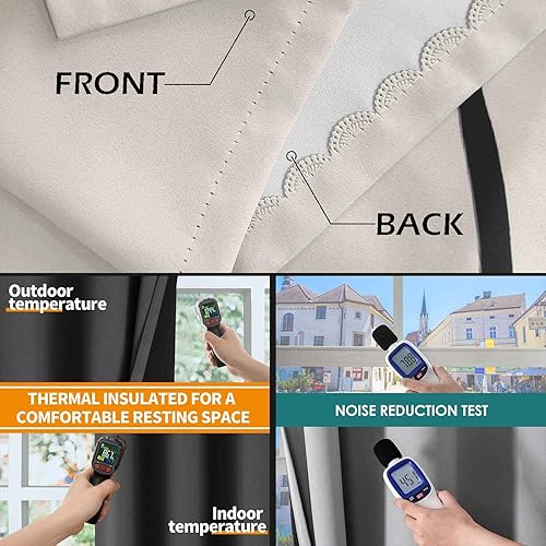 Miniatura 9 de Art Nouveau - Cortinas opacas de geisha japonesa de verano, serie de temporada de otoño, cortina estilo pintura al óleo, montaje en flor de cerezo,