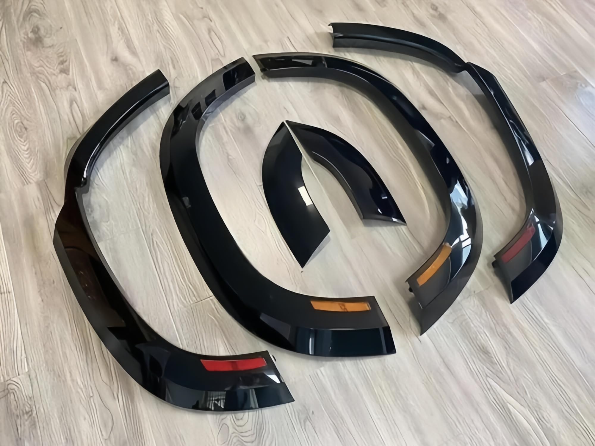 Przedłużony łuk koła, wykończenie brwi, 6 szt., ze światłami LED, pasuje do Land Rover Defender 110 L851 2020-2026