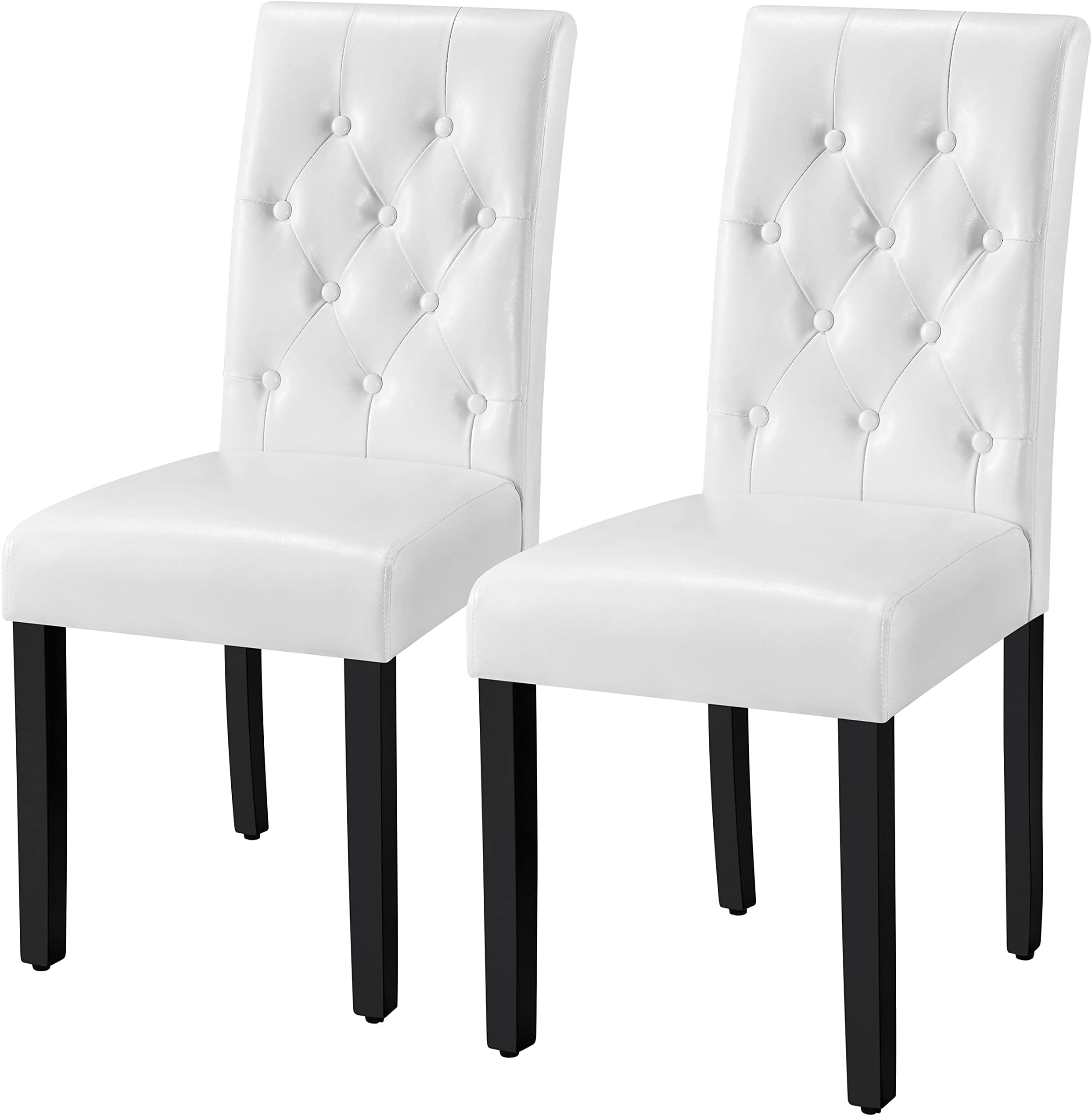 Yaheetech Dining Chairs Faux Leather Dining Chairs Set of 6 Kitchen