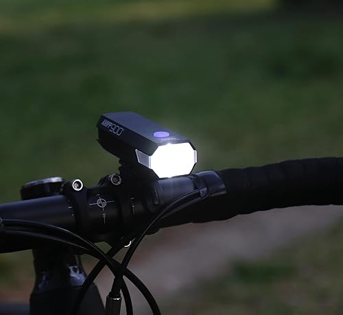 Miniatura 11 de CATEYE AMPP - Luz recargable USB para bicicleta: faro OptiCube™ súper brillante de alta visibilidad para viajeros, ciclistas de carretera y