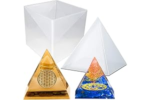 Large Pyramid Resin Mold with Hollow Design