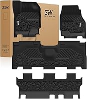 Vista 11 de Alfombrillas de piso 3W compatibles con Ford Bronco Sport 2021 2022 2023 2024 2025 para todo clima TPE accesorios de automóvil ajuste personalizado