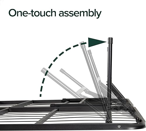 Miniatura 4 de ZINUS SmartBase Base - Base de colchón con cabecera tapizada, plataforma de metal de 14 pulgadas, marco de acero resistente, marco de acero