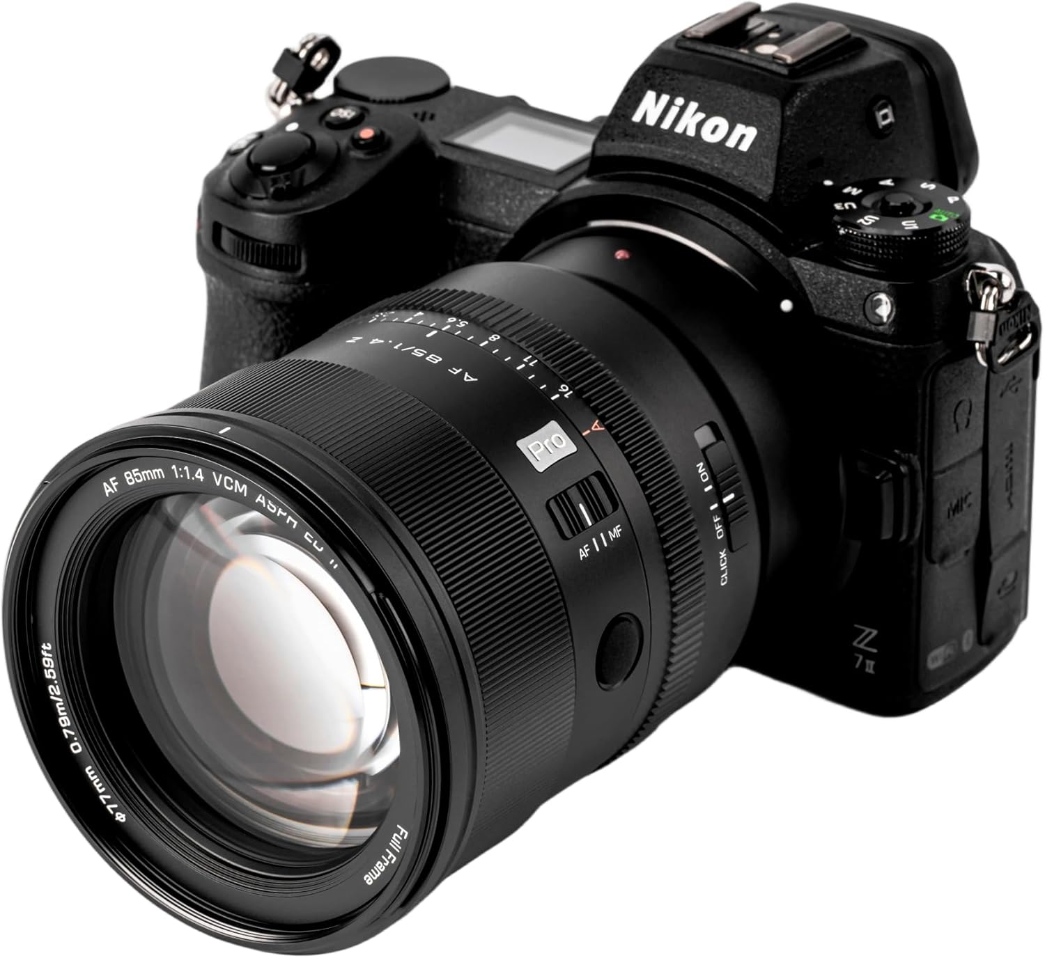 VILTROX AF 85mm F1.4 Pro Z Full Frame Autofocus Lens for Nikon Z Mount Cameras, AF 85/1.4 Z Mount Lens Compatible with Nikon Z30 Z50 Z5 Z6 Z6II Z7 Z7II Z8 Z9 Zf Zfc