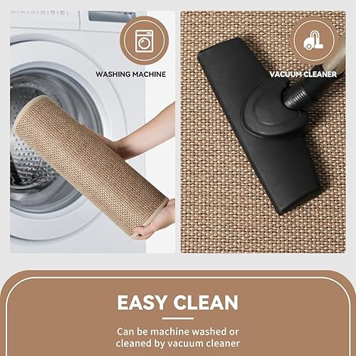Miniatura 13 de Alfombras y tapetes de cocina lavables, alfombras antideslizantes para cocina, tapete inferior de goma natural, adecuado para alfombras de cocina