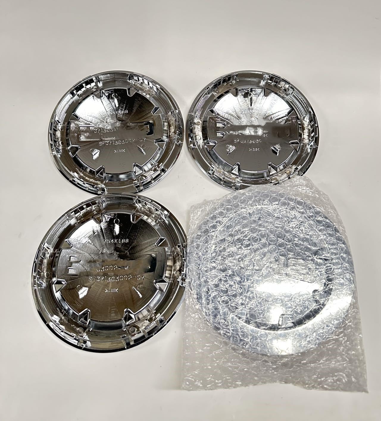 Wheel Caps Hub Caps Center Caps for Sierra 1500, Yukon Denali 2007-14, Set of 4, Chrome Finish #9598046 G188