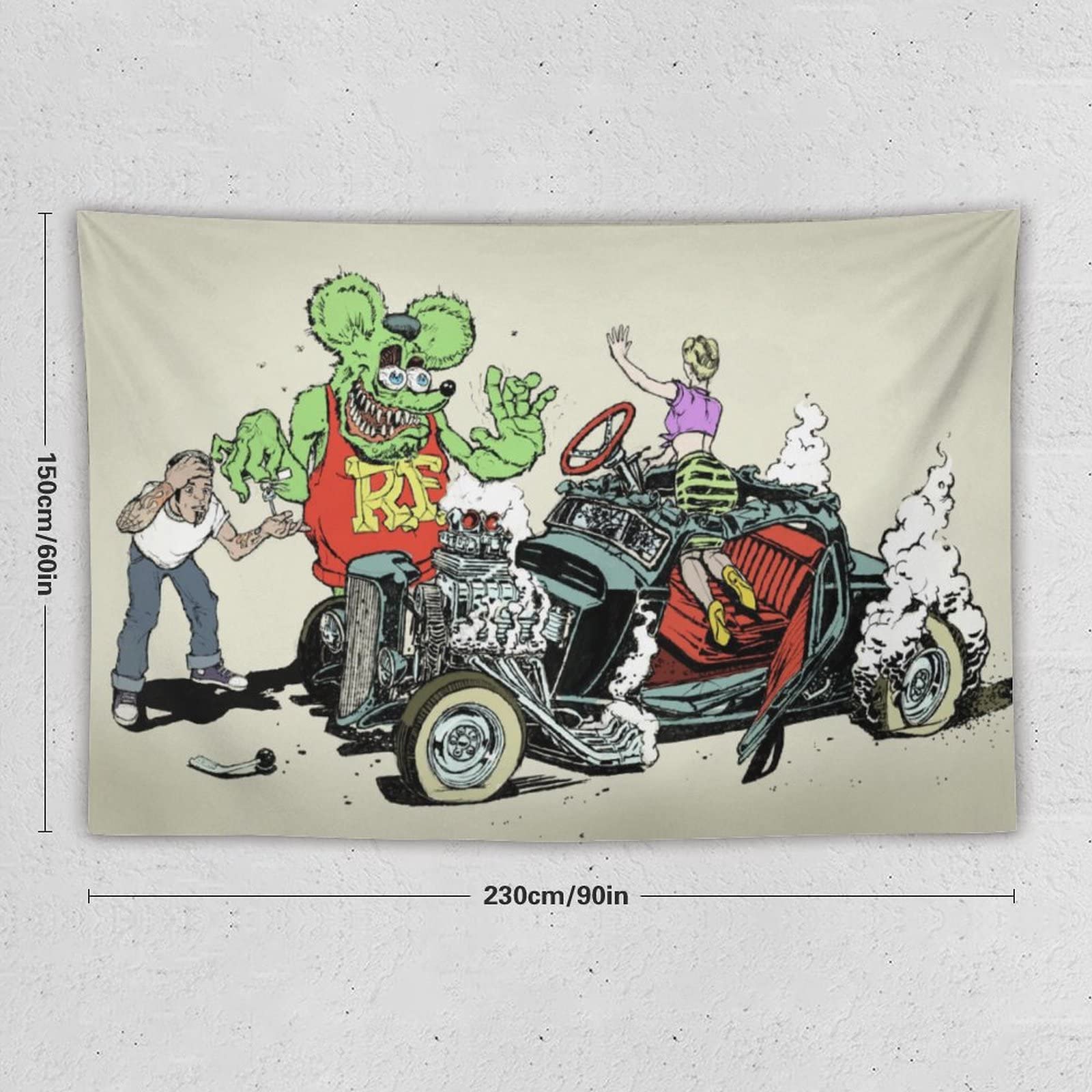 RATFINK壁掛けオブジェ RAT FINK（ラットフィンク） ムーンアイズ ティン サイン : MOONEYES
