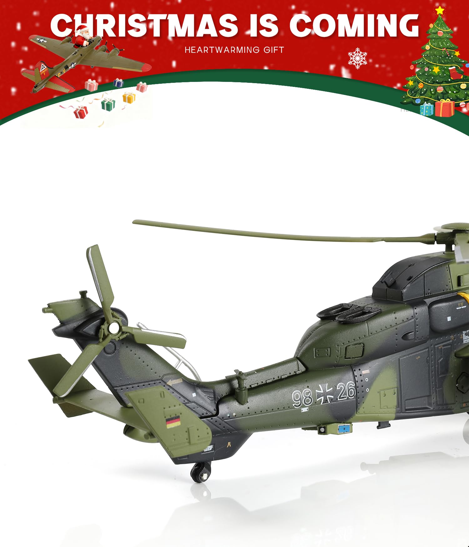 Amazon.co.jp: NUOTIE EC665 ユーロコプター タイガー 1/72 金属製