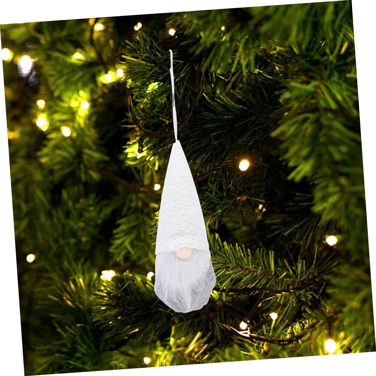 ABOOFAN 18 Piezas muñeca de Navidad decoración Dormitorio muñecos navideños Colgante de encantadores Colgantes de Rodolfo Colgando Adornos muñeco Colgante paño