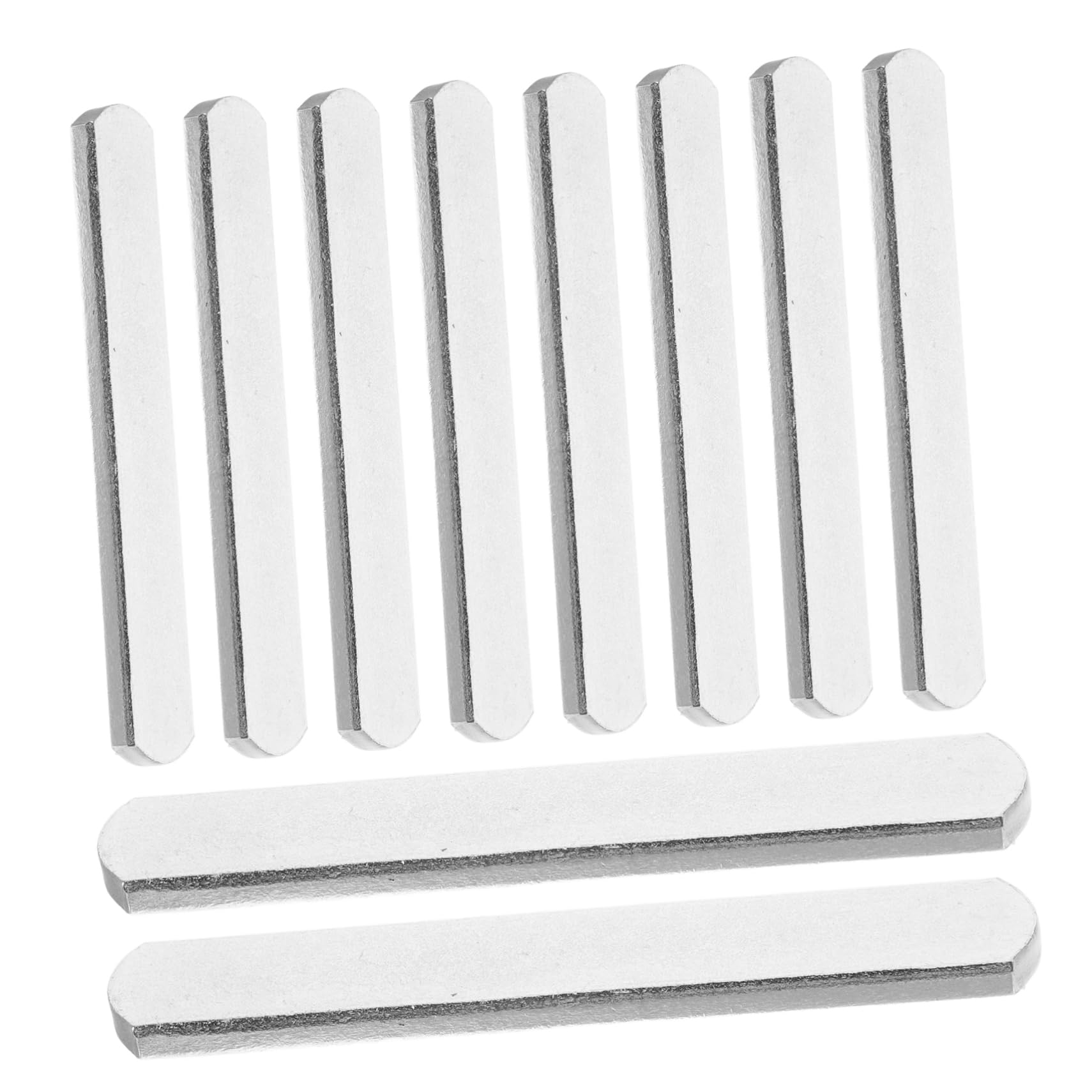 GALPADA 10Pcs Fitness Bars for Running Weight Training Weight Plates for Home Workouts Weighted Workout Bars for Jogging and Strength Exercises