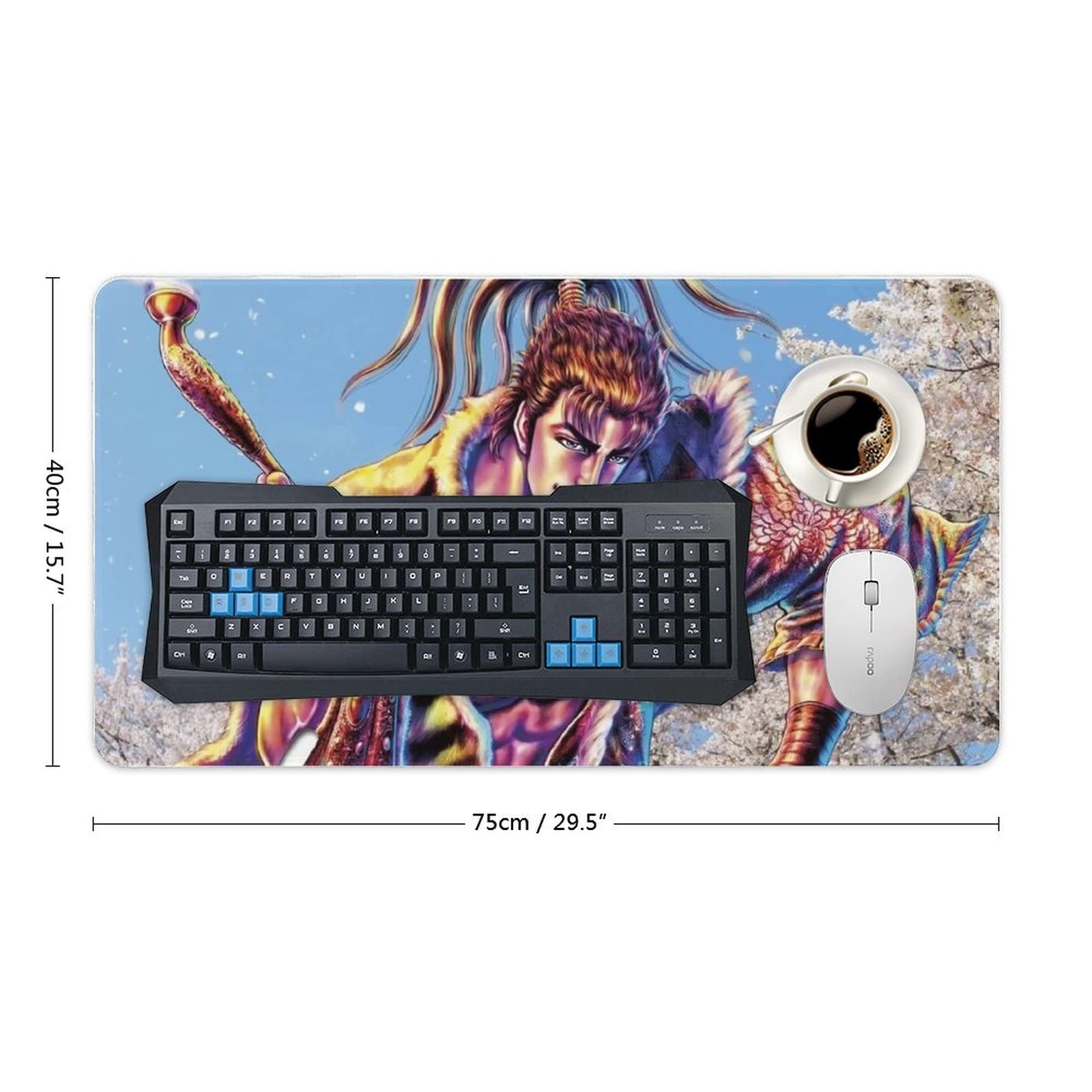 Amazon.co.jp: マウスパッド 大型 ゲーミングマウスパッド 花の慶次 