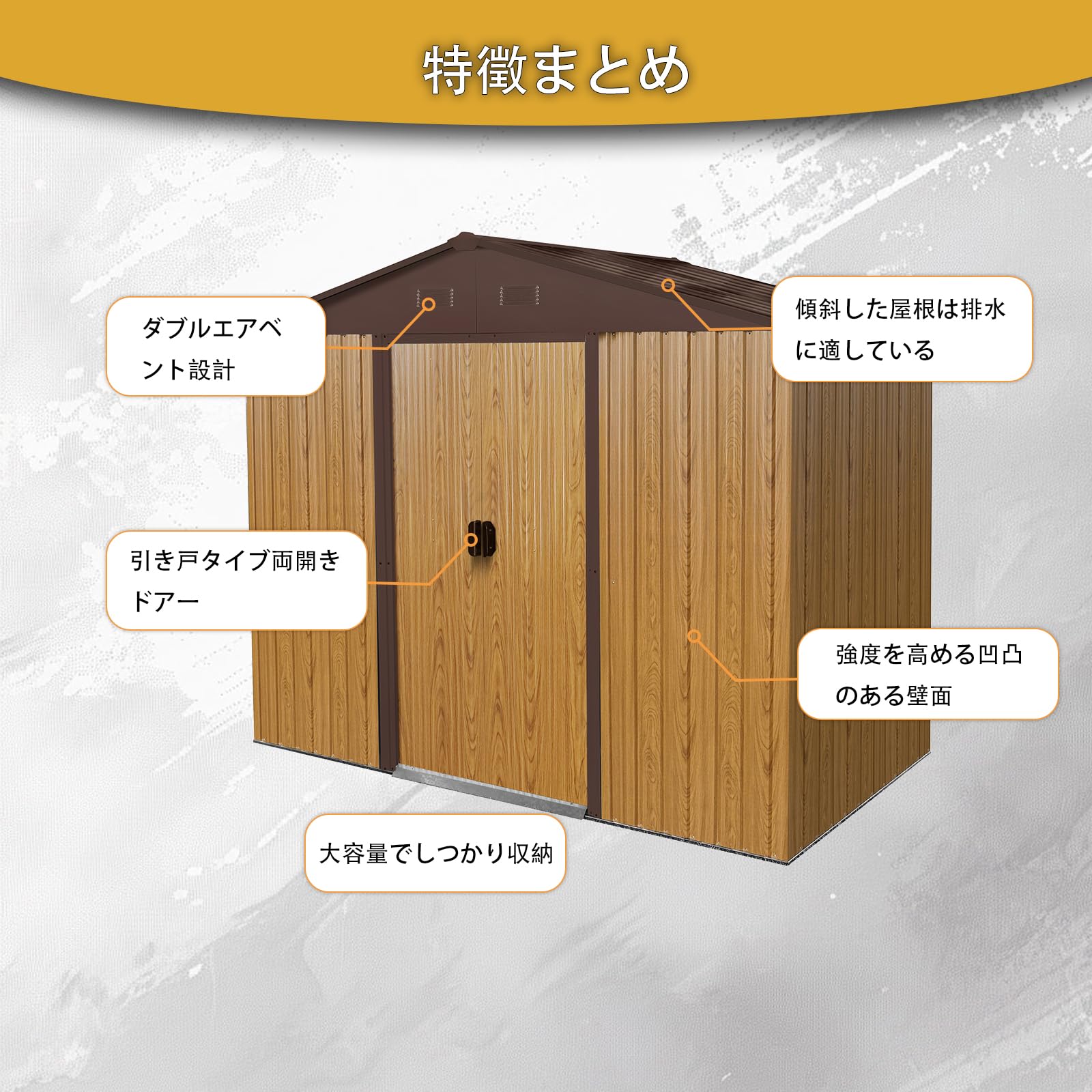 Amazon | 森風ShinrinKaze 物置 屋外 収納 大型収納ボックス 屋外用