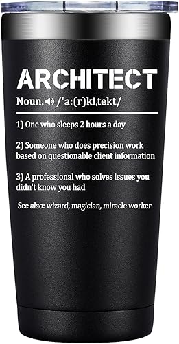SpenMeta Regalos de Arquitecto de Arquitectura para Navidad, Cumpleaños - Regalos Geniales de Arquitecto para Estudiante, Hombres Mujeres. Taza de