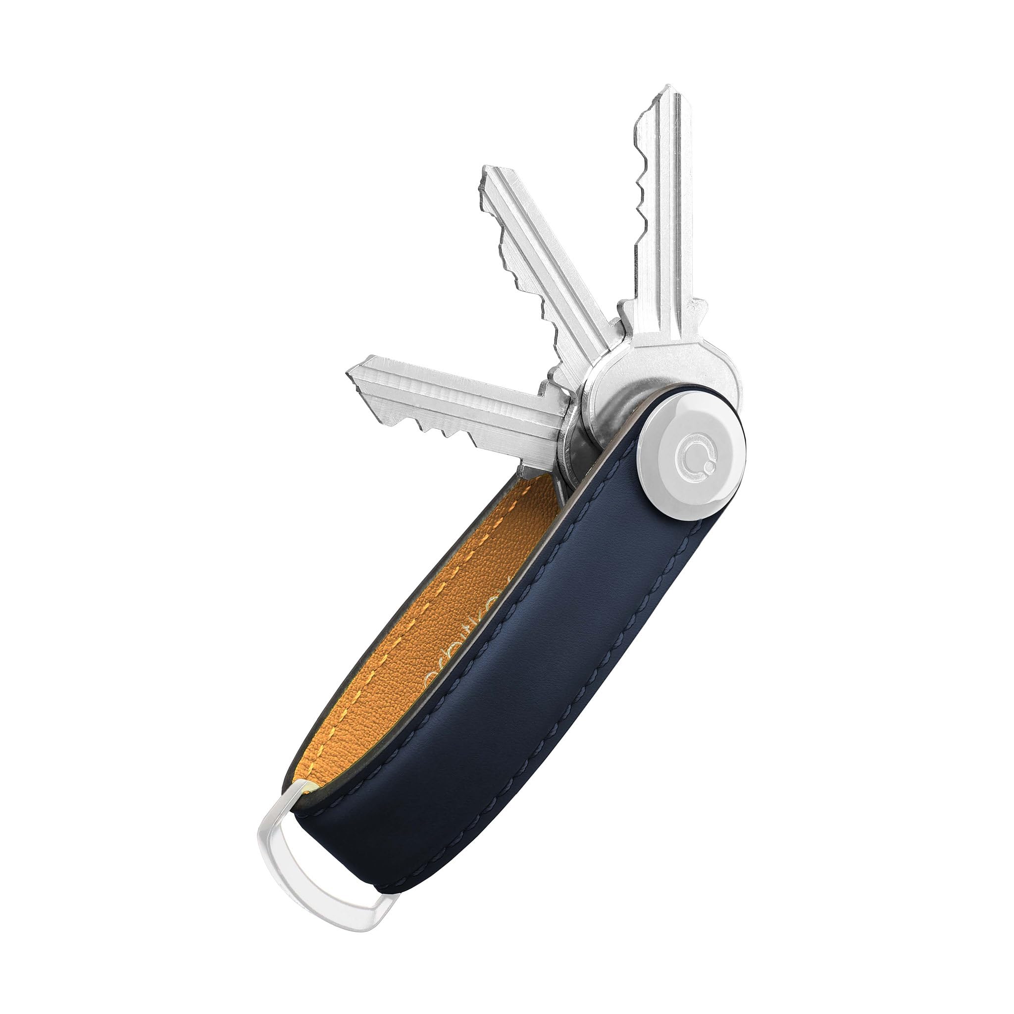 orbitkey Matte Leather Key Organiser - Dusk