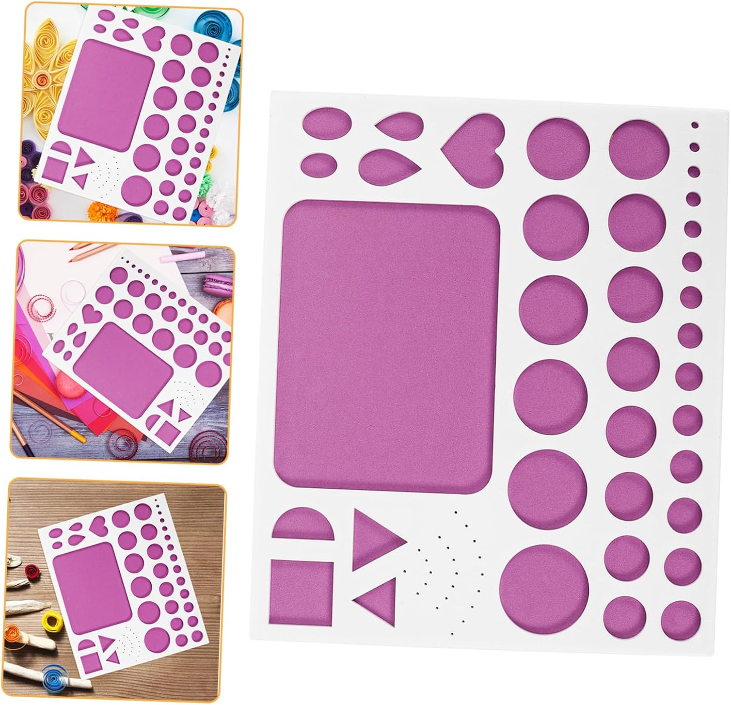 VILLFUL Quilling Templates Paper Quilling Tool Kit for Scrapbooking DIY Paper Crafts