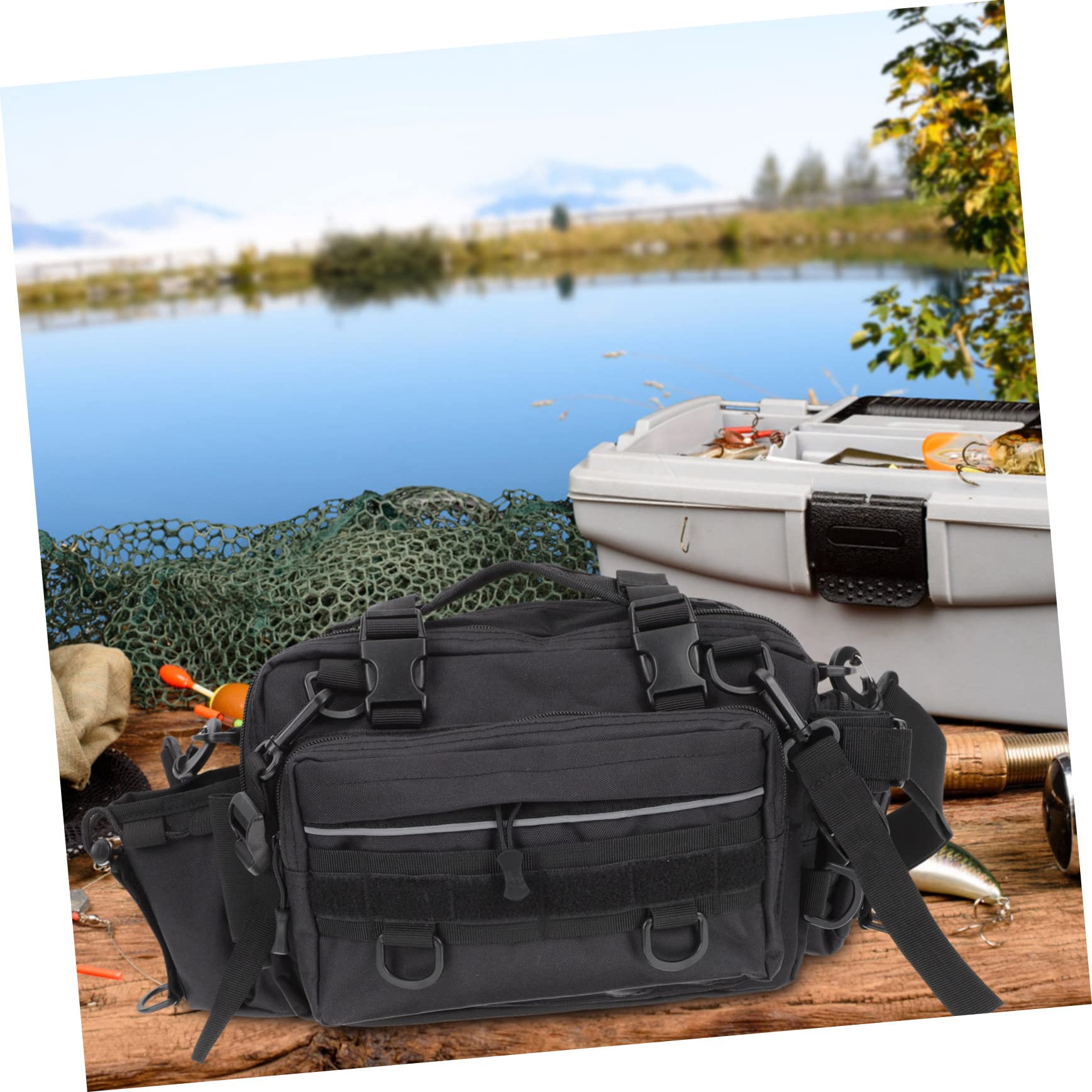SUPVOX Bolsa de Pesca Portátil de Gran Capacidad para Cañas