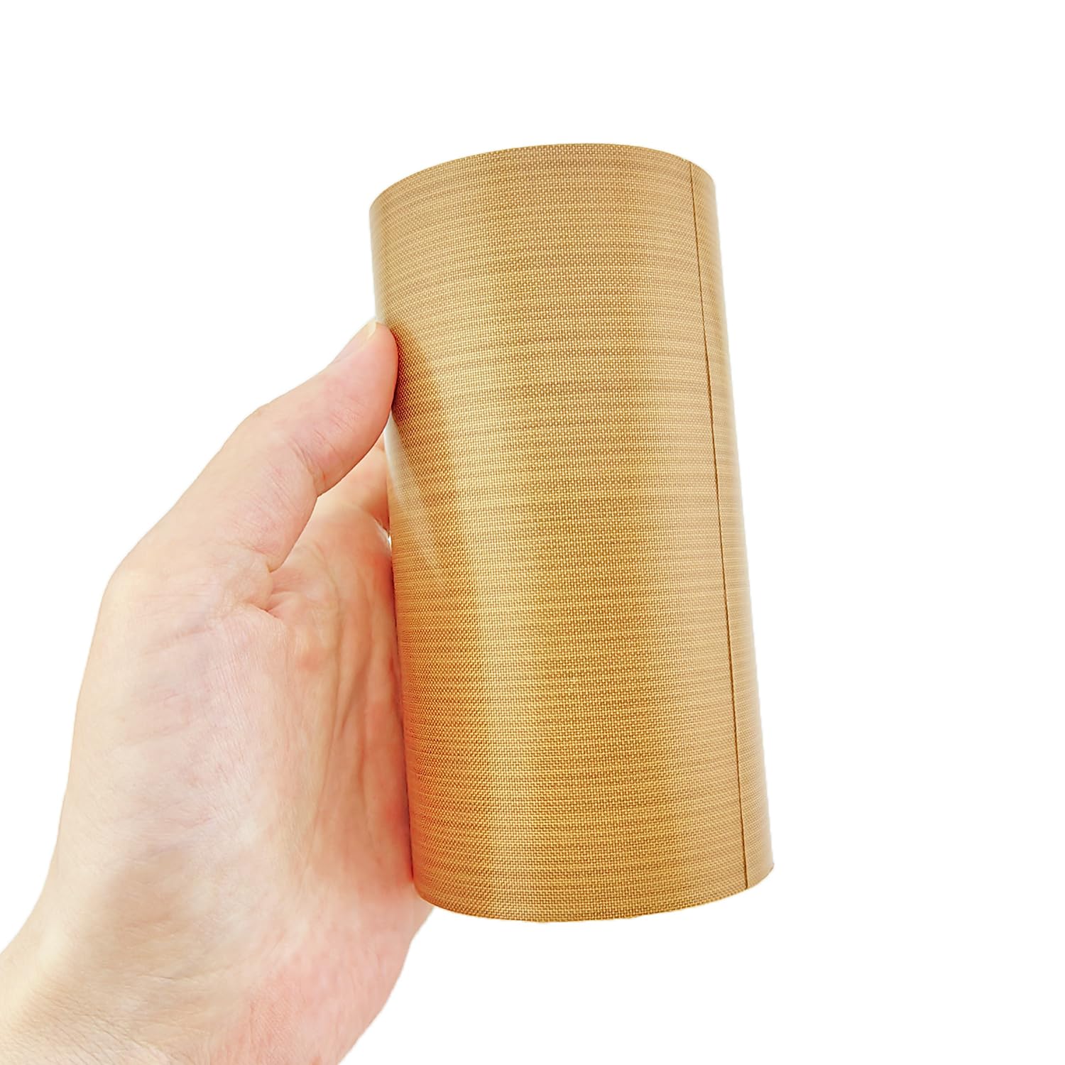 Qrity 1 sztuka taśmy teflonowej, taśma klejąca w wysokiej temperaturze, 200 mm x 10 m, grubość 0,18 mm, odporna na wysoką temperaturę do 300°C, do uszczelniania rąk, uszczelnienia impulsowego