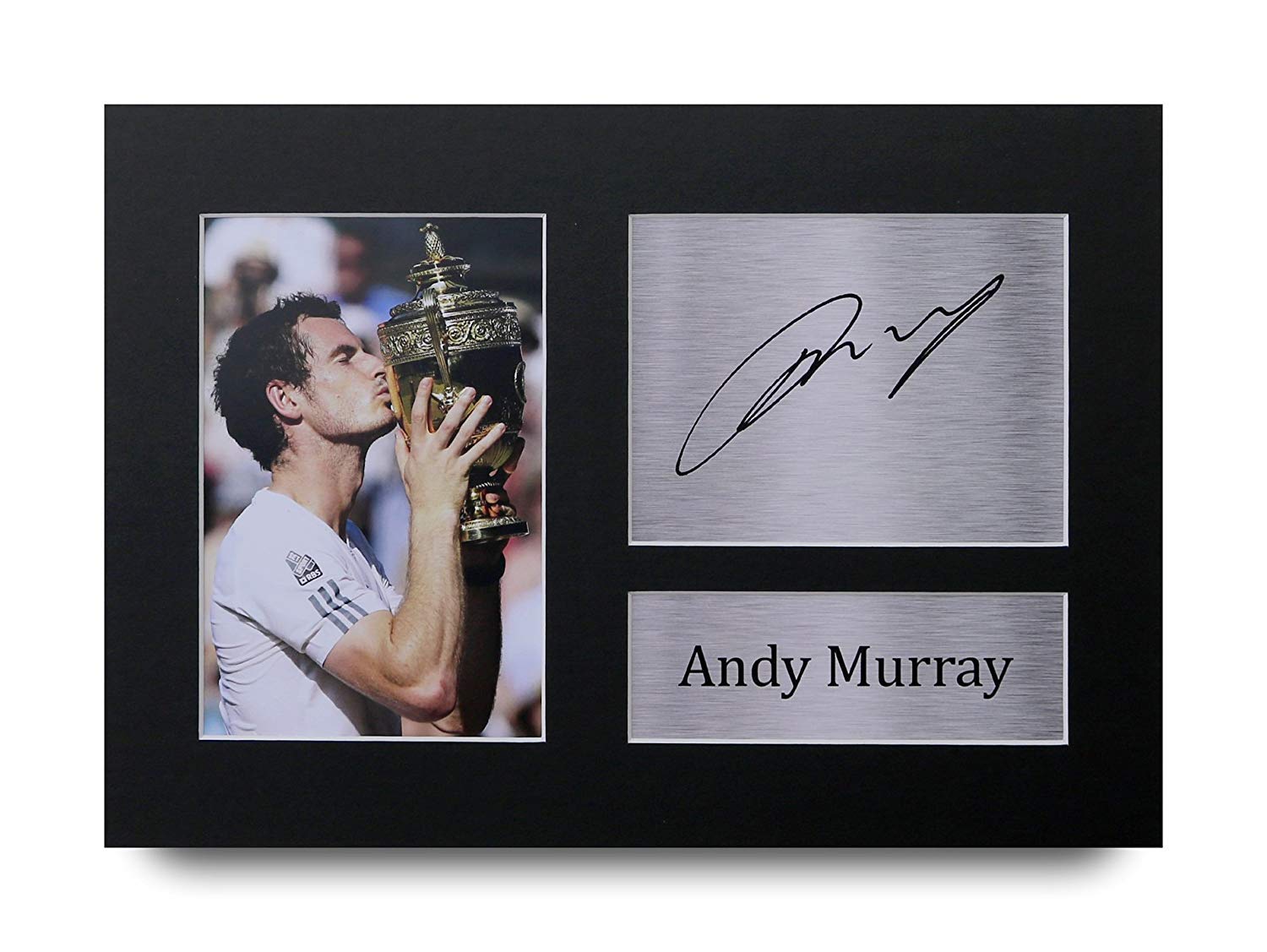 Amazon.co.jp: HWC Trading Andy Murray ギフト サイン入り A4