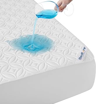 BEDLORE Waterproof Mattress Protector, Full Size Mattress Pad