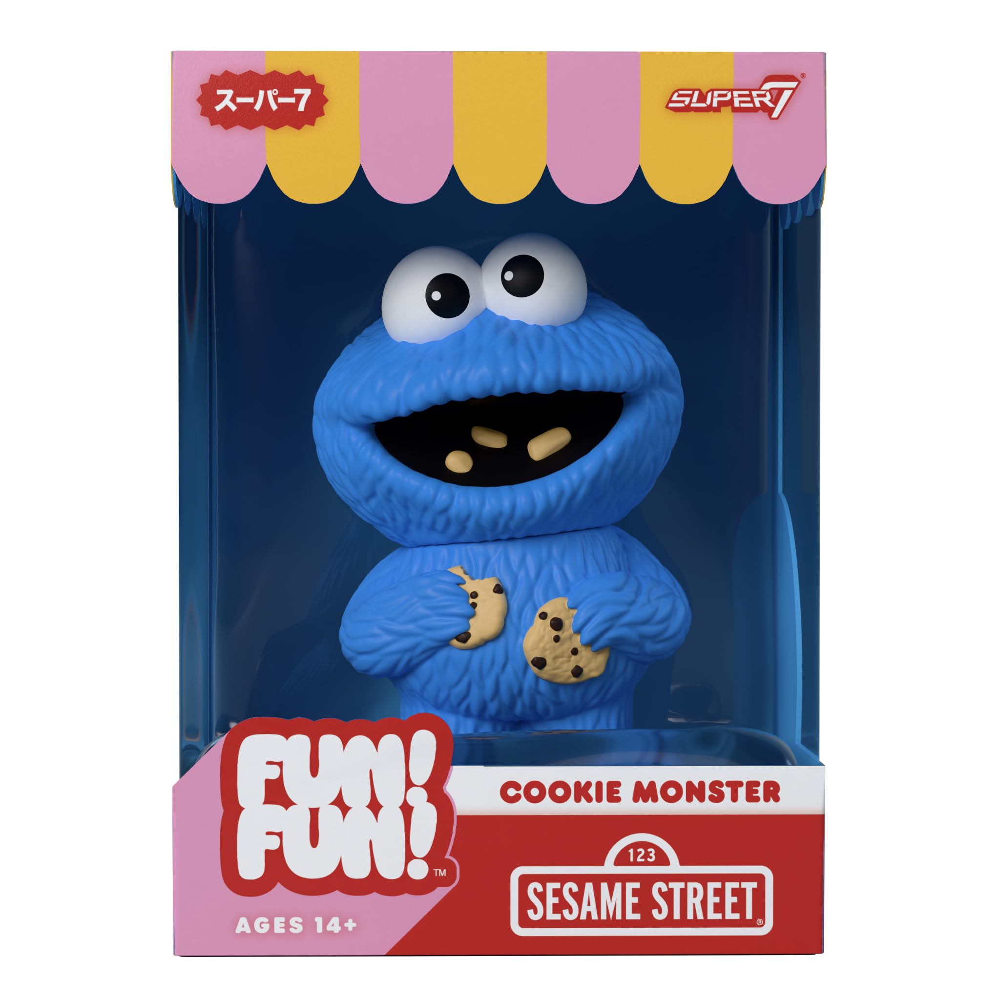 Amazon.co.jp: Super7 Fun!Fun!セサミストリート クッキー モンスター