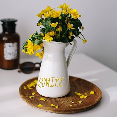 Miniatura 5 de Waynoda 360 piezas de 10 hojas autoadhesivas con purpurina mayúscula, letras adhesivas del alfabeto para manualidades, decoración de aula, letrero,