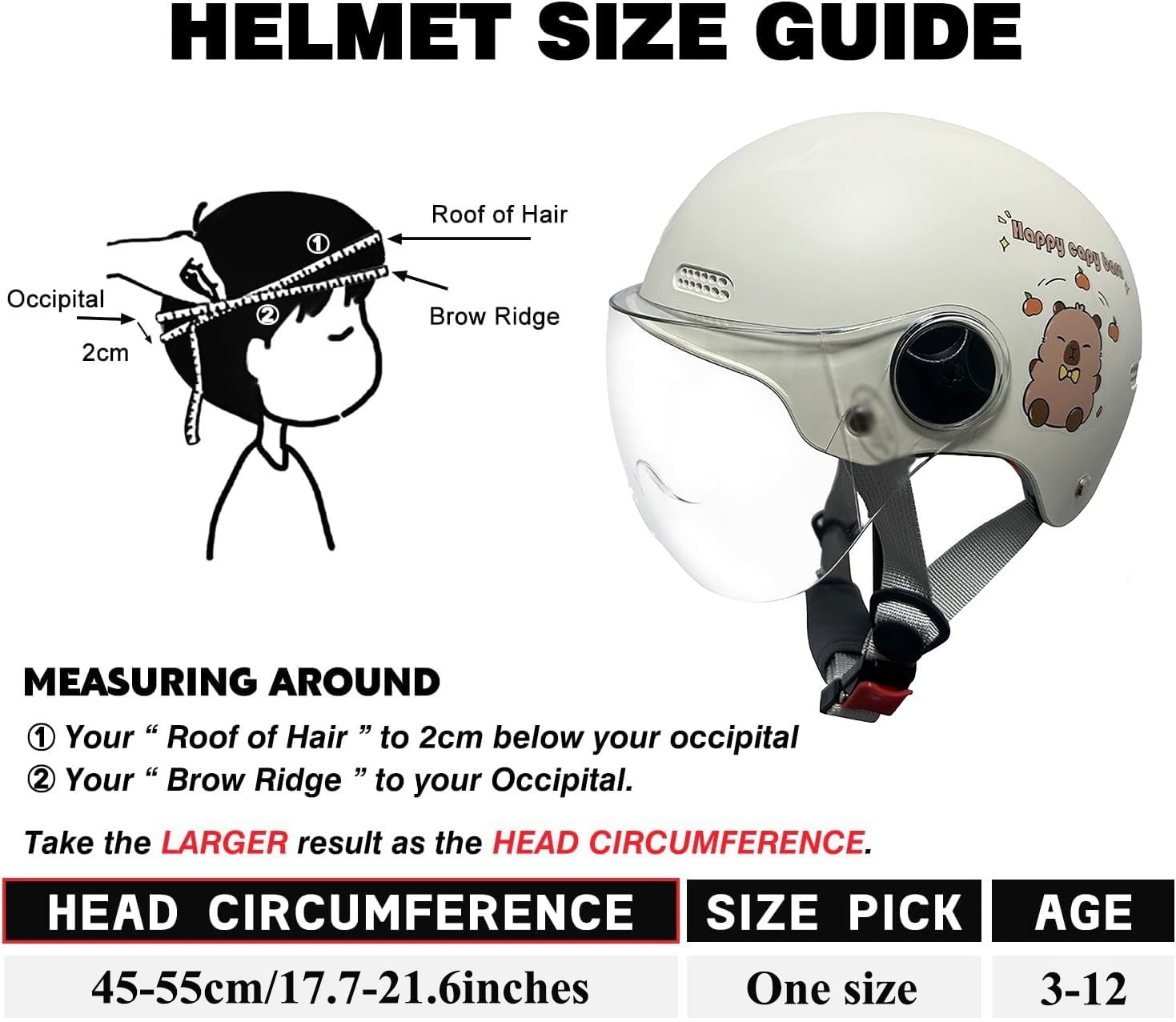 Kask rowerowy dla dzieci w wieku 3-12 lat, dla chłopców i dziewczynek, kask rowerowy na każdą pogodę, lekki i oddychający design