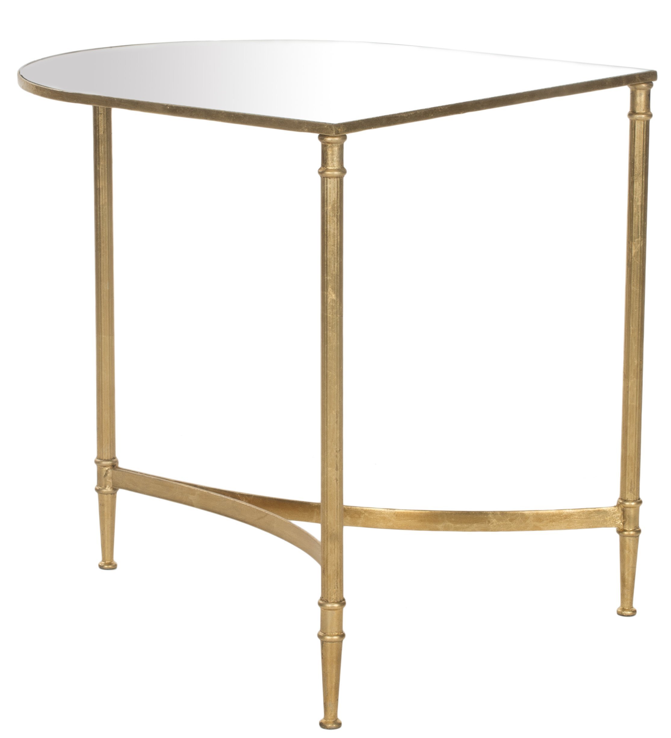 Safavieh EAF2532A Hudson Table d'Appoint Métal Or/Miroir 50 x 45 x 50,8 cm