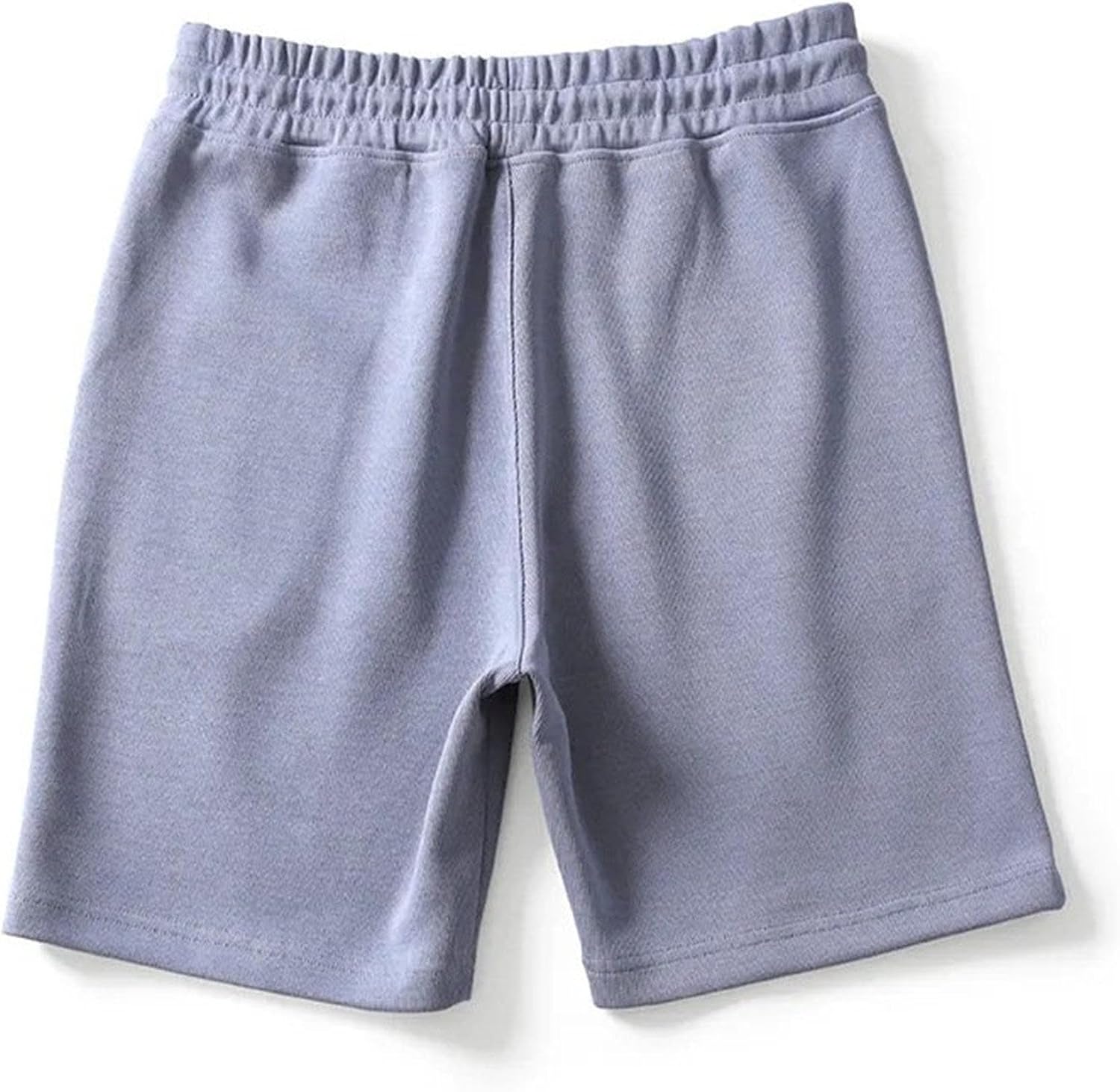Men's Classic Fit Breathable Beach Shorts Solid Simple Relaxed Jogger Shorts Lounge Drawstring Elastic Gym Shorts