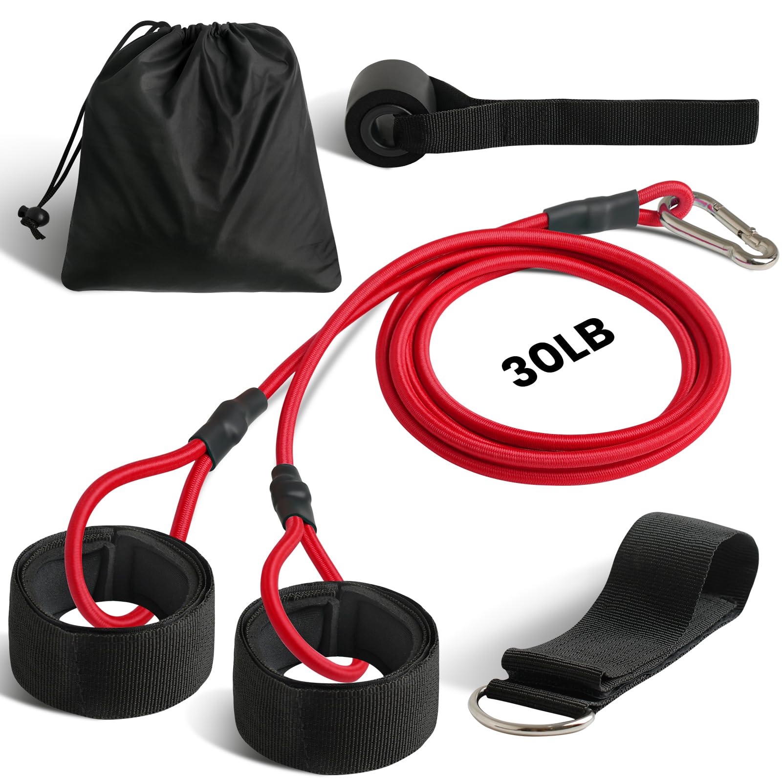 JWHOO Baseball Pitching Resistance Bands - 15/30 Lb Softball Pitching Trainer, Resistance Bands for Arm Strength, Ideal for Training, Warm-Ups &