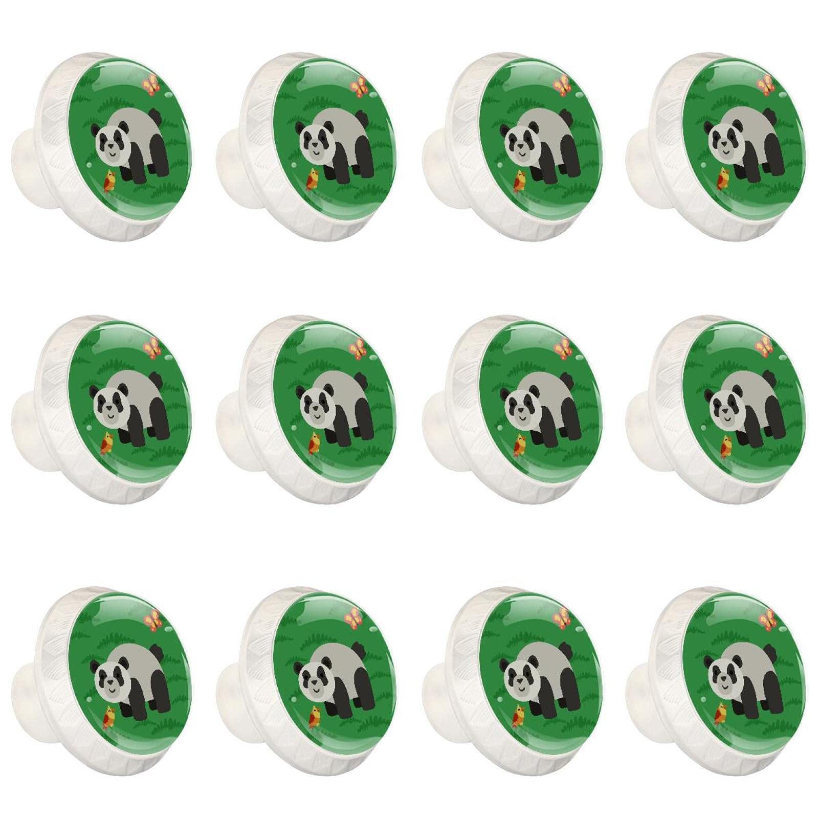 Poignées boutons de placard panda vert pour relooker une commode ou les tiroirs de la cuisine